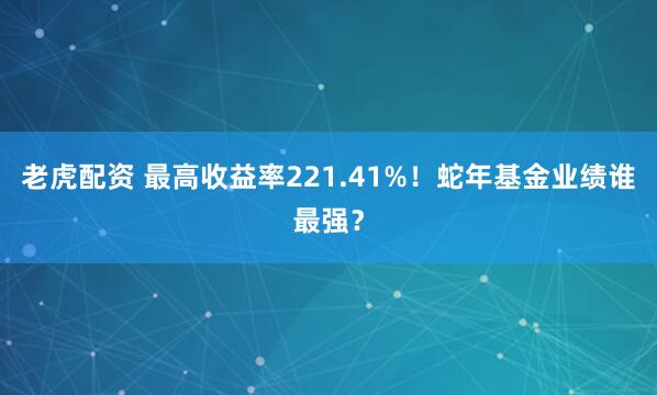 老虎配资 最高收益率221.41%！蛇年基金业绩谁最强？